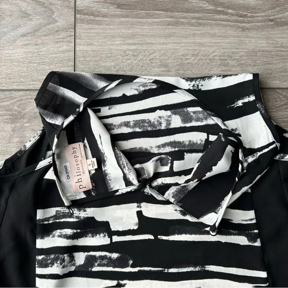 Philosophy Sleeveless High Low Chiffon Dress - Picture 13 of 13